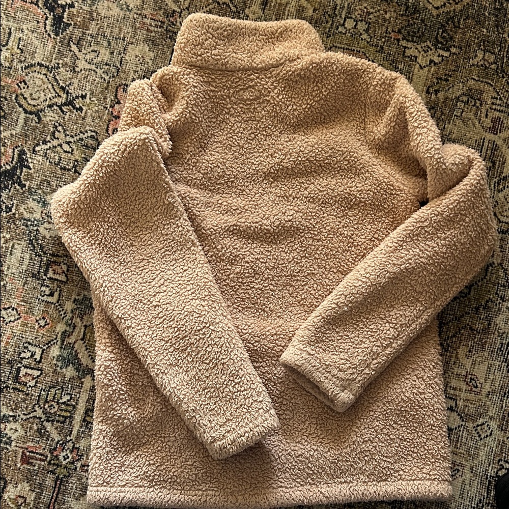 Patagonia Beige Sherpa Fleece Jacket - Picture 2 of 2